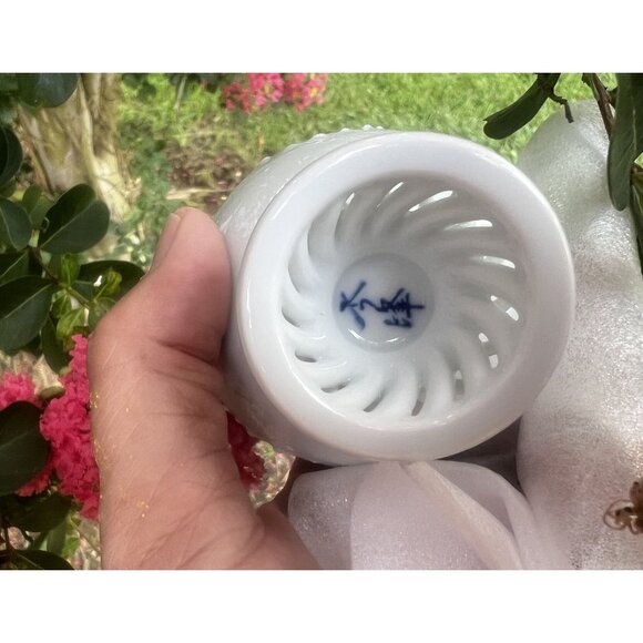 Japanese Kyusu Teapot & 5 Cups Set w/ Box – Hand-Painted Porcelain Floral – MINT - Picture 10 of 15